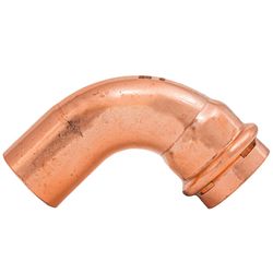 QuickFitting 1 in. Press in. FTG in. Copper 90 Degree Street Elbow