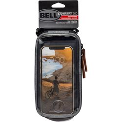 Bell Sports Stowaway Fabric 500 Top Tube Phone Storage Bag Black/Silver