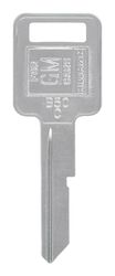 HILLMAN Traditional Key Automotive Key Blank Single For GM Silver