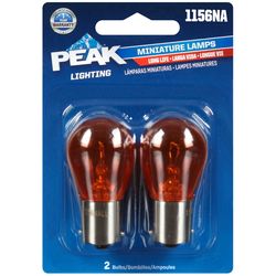Peak Halogen Parking/Stop/Tail/Turn Miniature Automotive Bulb 1156NA