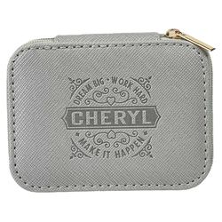 History & Heraldry Dream Big Work Hard Cheryl Make it Happen Travel Jewellery Box 1 pk