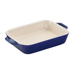 Staub Baking Dish Set Blue 4 pc