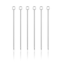 Viski Silver Stainless Steel Cocktail Picks