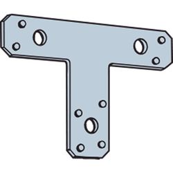 Simpson Strong-Tie 12 in. H X 12 in. W 14 Ga. Galvanized Steel T Strap