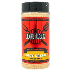 DB180 Garlic / Savory / Medium Heat Seasoning 12 oz