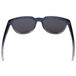 Seachoice Reflex Sunglasses Unisex Shiny Blue Smoke Frame Silver Flash Lens Polarized