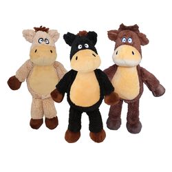 Petsport For Dog Assorted Plush Billy Bronco Dog Toy Medium/Large 1 pk