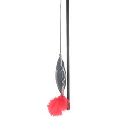 Pavilion Furever Pawsome For Cat Black/Red Polyester Mouse Cat Toy 18 1 pk