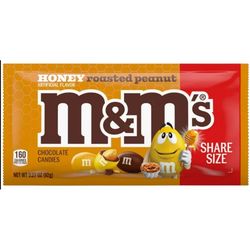 M&M's Honey Roasted Peanut Chocolate Candies 3.27 oz