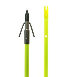 Muzzy Green Fiber Arrow with Gar Point 32 in.