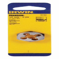 Irwin Hanson Metric 12 - 1.25 mm Hexagon Die