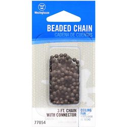 Westinghouse .011 Gauge Brown Brass Decorative Chain 1/8 in. D 36 in.
