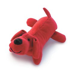 Zanies For Dog Red Plush Lil' Yelpers Squeaky Dog Toy Small