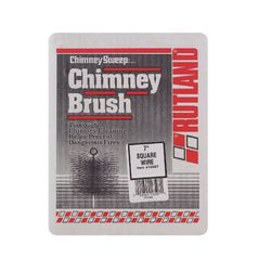 Rutland 7 in. Square Oil Tempered Chimney Brush