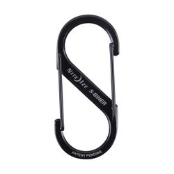 Nite Ize S-Biner Stainless Steel Black Dual Carabiner S-Biner