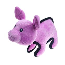 Boss Pet Pet Park Blvd For Dog Purple Tuffimals Pig Dog Toy Large 1 pk