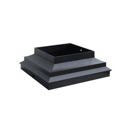 Nuvo Iron 2 in. H X 4 in. W X 4 in. L Plastic Post Cap