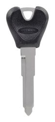 HILLMAN Traditional Key Automotive Key Blank Double For Ford Black/Silver