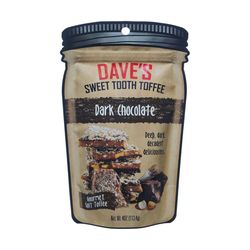 Dave's Sweet Tooth Dark Chocolate Toffee 4 oz