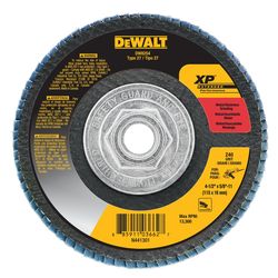 DeWalt Extended Performance 4-1/2 in. D X 5/8 in. X 1/8 in. thick Metal Grinding Wheel 1 pc