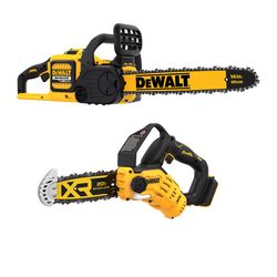 DEWALT 60V MAX 16 in. Chainsaw Kit with 20V 8 in. Brushless Pruning Chainsaw