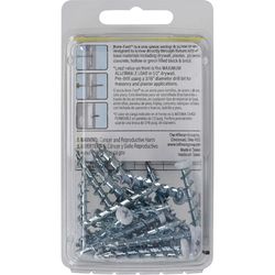 HILLMAN 3/16 in. D X 1-1/2 in. L Steel Pan Head Screw and Anchor 25 pc