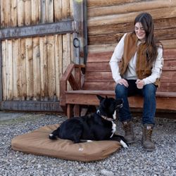 Carhartt Brown Fabric Field Pet Bed