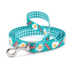 Up Country Teal Brunch Bunch Nylon Dog Leash