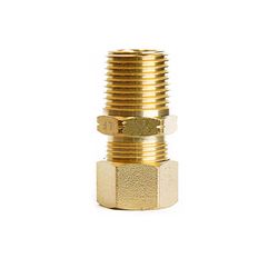 ATC 5/8 in. Compression X 1/2 in. D Male Brass Connector