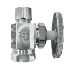 Ace 1/2 in. FIP X 3/8 in. Compression Brass Straight Stop Valve