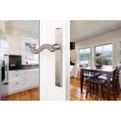 Ace Satin Nickel Silver Metal Screen Storm Door Latch 1 pk