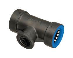Orbit Blu-Lock 3/4 in. Push X 1/2 in. D FPT Tee Connector