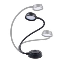 Nite Ize Radiant 7.87 in. Black Gooseneck Desk Lamp
