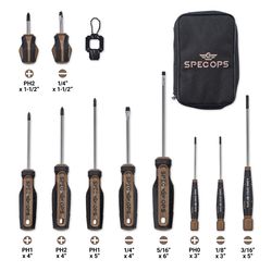 Spec Ops Phillips/Slotted Screwdriver Set 10 pc