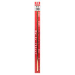 K&S 5/32 in. D X 12 in. L Square Brass Tube 1 pk