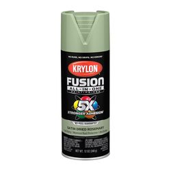 Krylon Fusion All-In-One Satin Dried Rosemary All-In-One Spray Paint 12 oz
