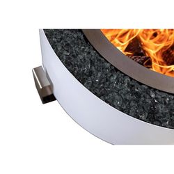 Breeo Luxeve Smokeless Fire Pit 30 in. W Stainless Steel Outdoor Round Wood Fire Pit