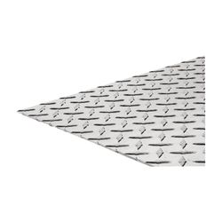 Boltmaster 0.1 in. X 12 in. W X 24 in. L Bright Aluminum Tread Plate