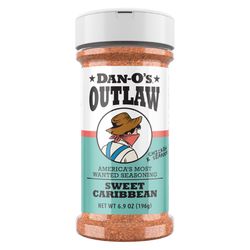 Dan-O's Outlaw Sweet Caribbean BBQ Seasoning 6.9 oz