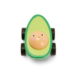 Kikkerland Kidoki Fruit Fun Pullback Cars Assorted