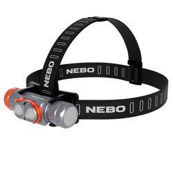 NEBO 3000 lm Black/Gray LED Rechargeable Head Lamp