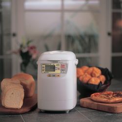 Zojirushi Mini White Metal 1 lb Breadmaker
