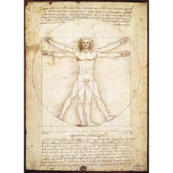 Eurographics The Vitruvian Man Jigsaw Puzzles Multicolored 1000 pc