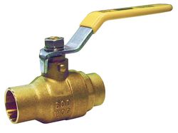 BK Products ProLine Series 1/2 in. Brass Sweat Ball Valve Full Port Lever For Water/Oil/Gas