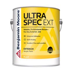 Benjamin Moore Ultra Spec Flat Base 2 House & Trim Paint Exterior 1 gal