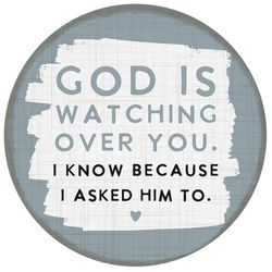 Sincere Surrounding God Watching Magnet Wood/MDF 1 pk