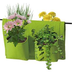 VegTrug Felt Balcony Planter Green