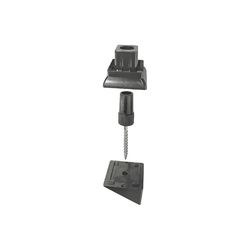 Nuvo Iron 1 in. H X 0.75 in. W X 0.75 in. L Vinyl Railing Connectors