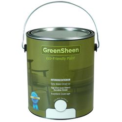 Green Sheen Eggshell Dove Wall Paint Exterior and Interior 1 gal