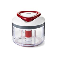 Zyliss 25 oz Red Plastic Manual Food Processor